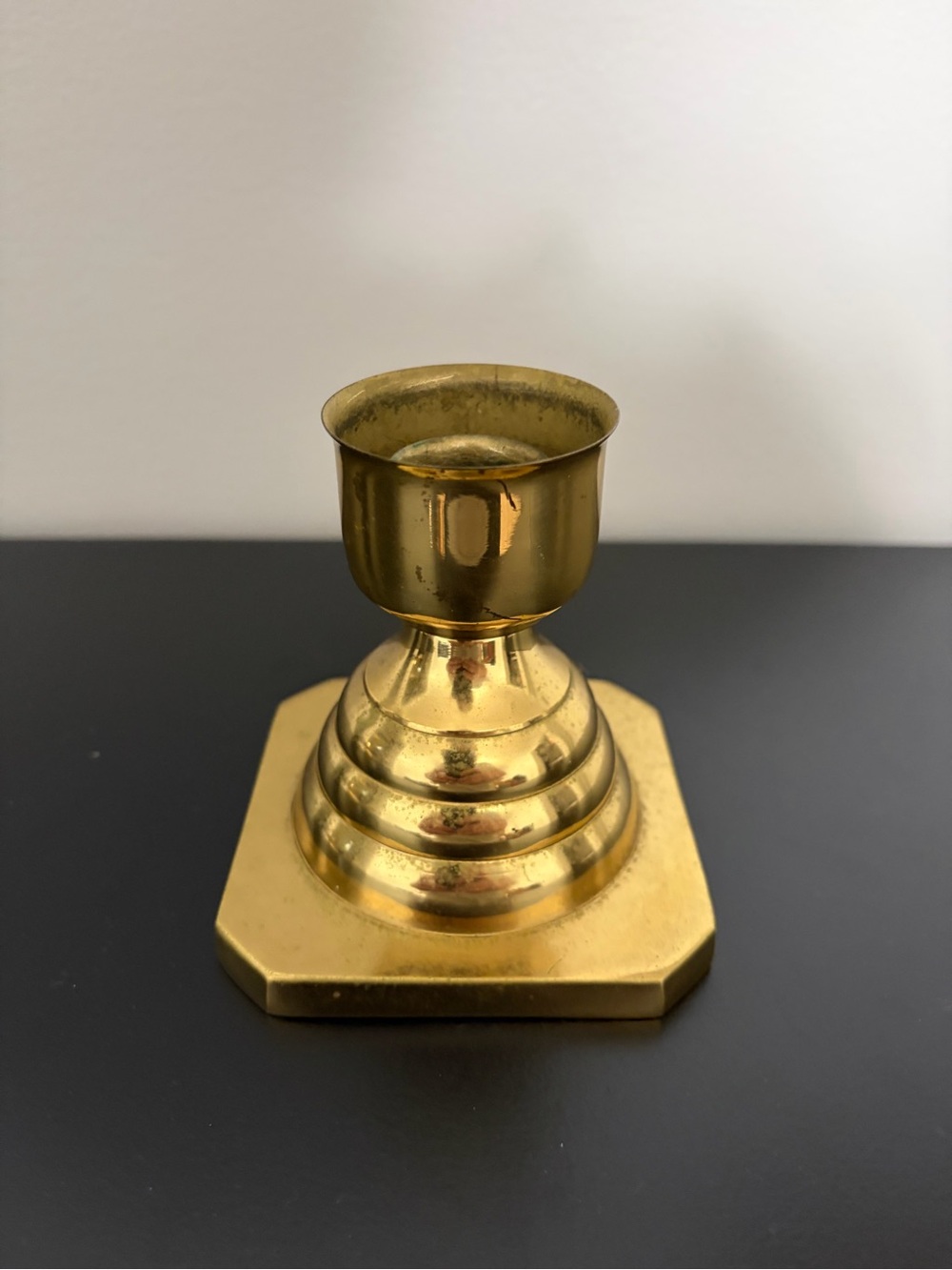 Brass Candlestick Holder - Picture 5 of 9